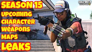 SEASON 15 Upcoming Character Weapons Maps Leaks | Cod Mobile Season 15 Leaks | CODM Season 15 Leaks