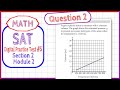 Question 2 in SAT Digital Practice Test #5, MATH Section 2 Module 2