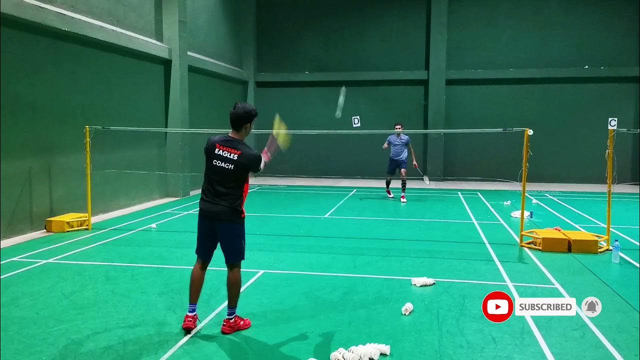 Badminton jump smash Training how to do jump smash YouTube