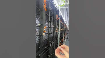 Transparent LED Display — See-through design, stand-out visuals ✨🔲#ledscreen #leddisplay #shorts