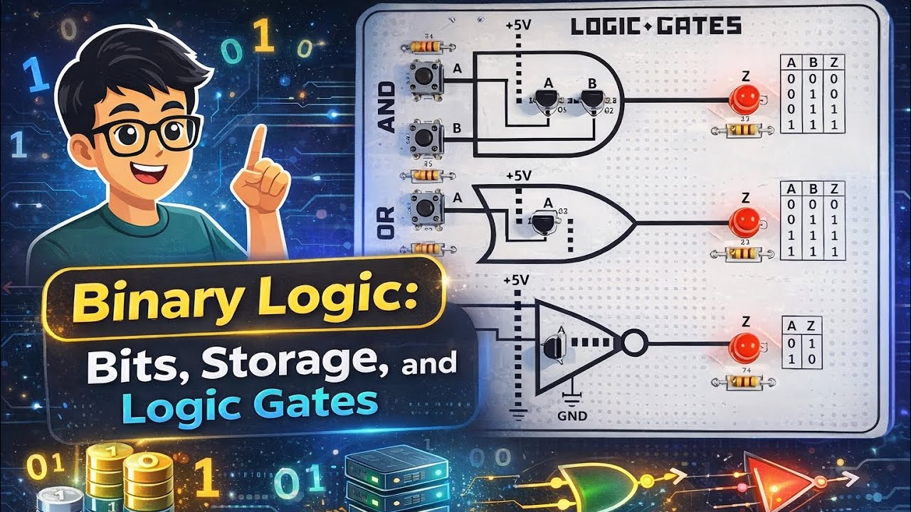 Logic Bit Save Logic gate , bits and storage - YouTube