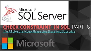CHEECKK CONSTRAINT IN SQL PART 6 Net Worth