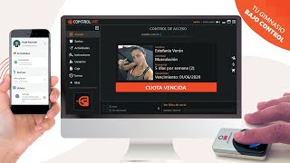 Control Fit - Software para Gimnasios con Control de Acceso por huella + Reservas de Turnos screenshot 3