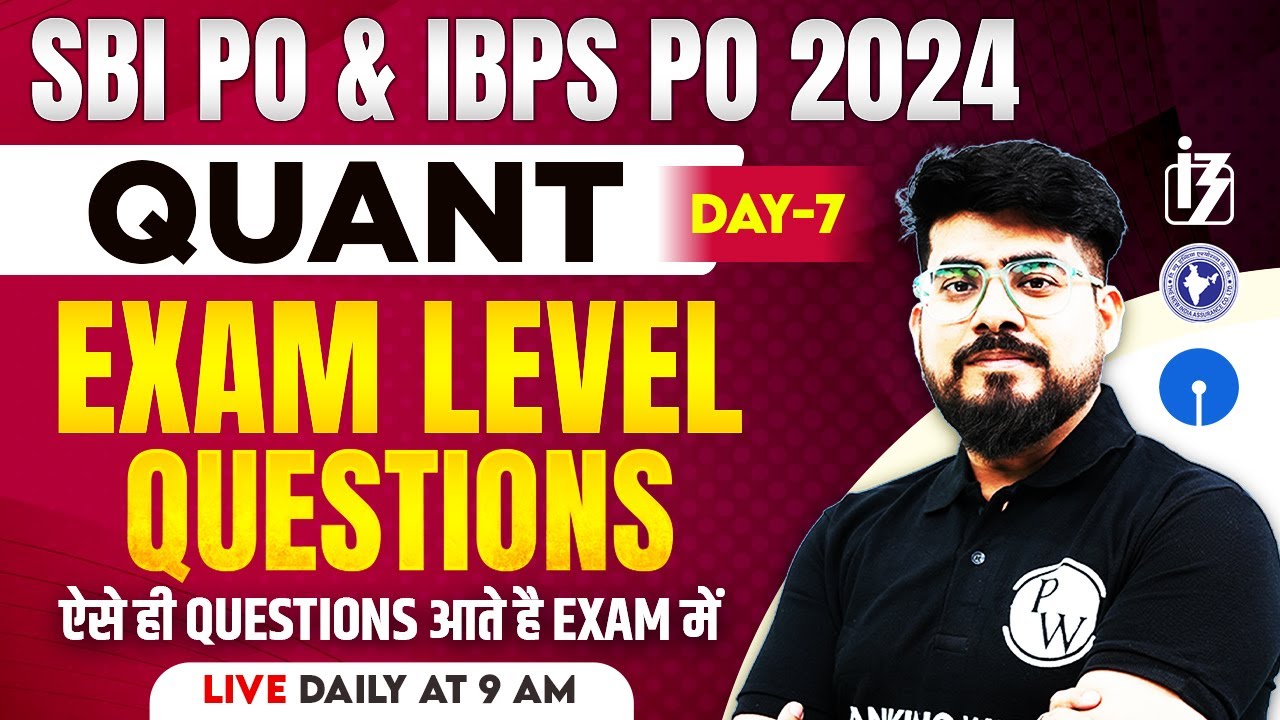 IBPS PO, SBI PO 2024 | Quant Most Expected Questions | Quant by Mayank ...