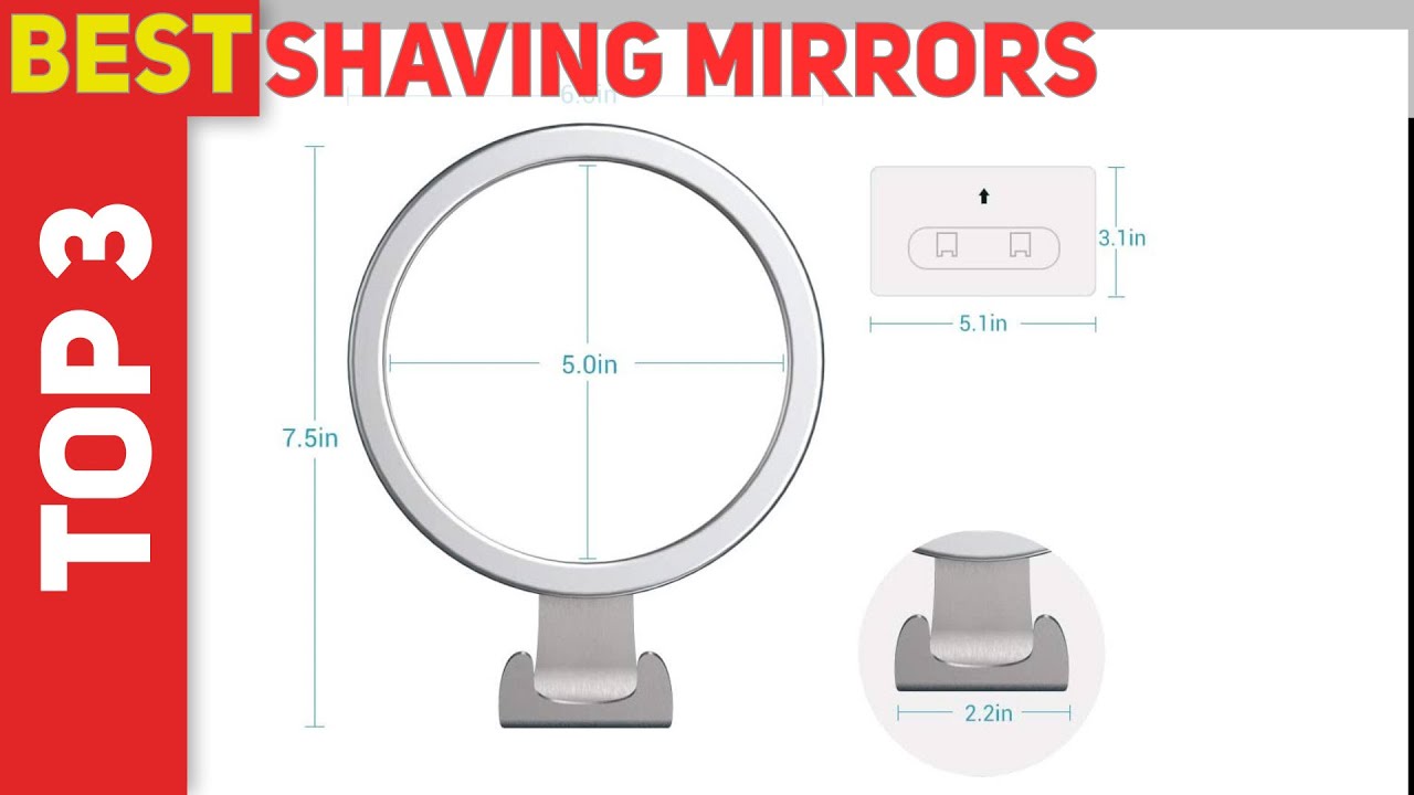 Best Shaving Mirrors 2021 - Top 3 Best Shaving Mirrors
