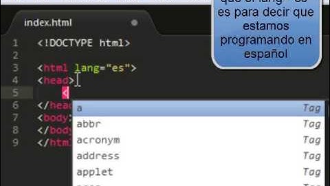 Tutorial #1 HTML5 - Mi Primera Página Web