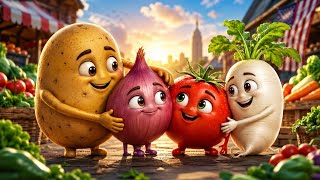 True Friendship ❤️ | The Story of Potato, Onion, Tomato & Radish | Heart Touching Story