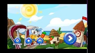 Looney Bunny.Jamp and Run.Game Apps.Мультик игра.Луней Бани.Беги и Прыгай. screenshot 1