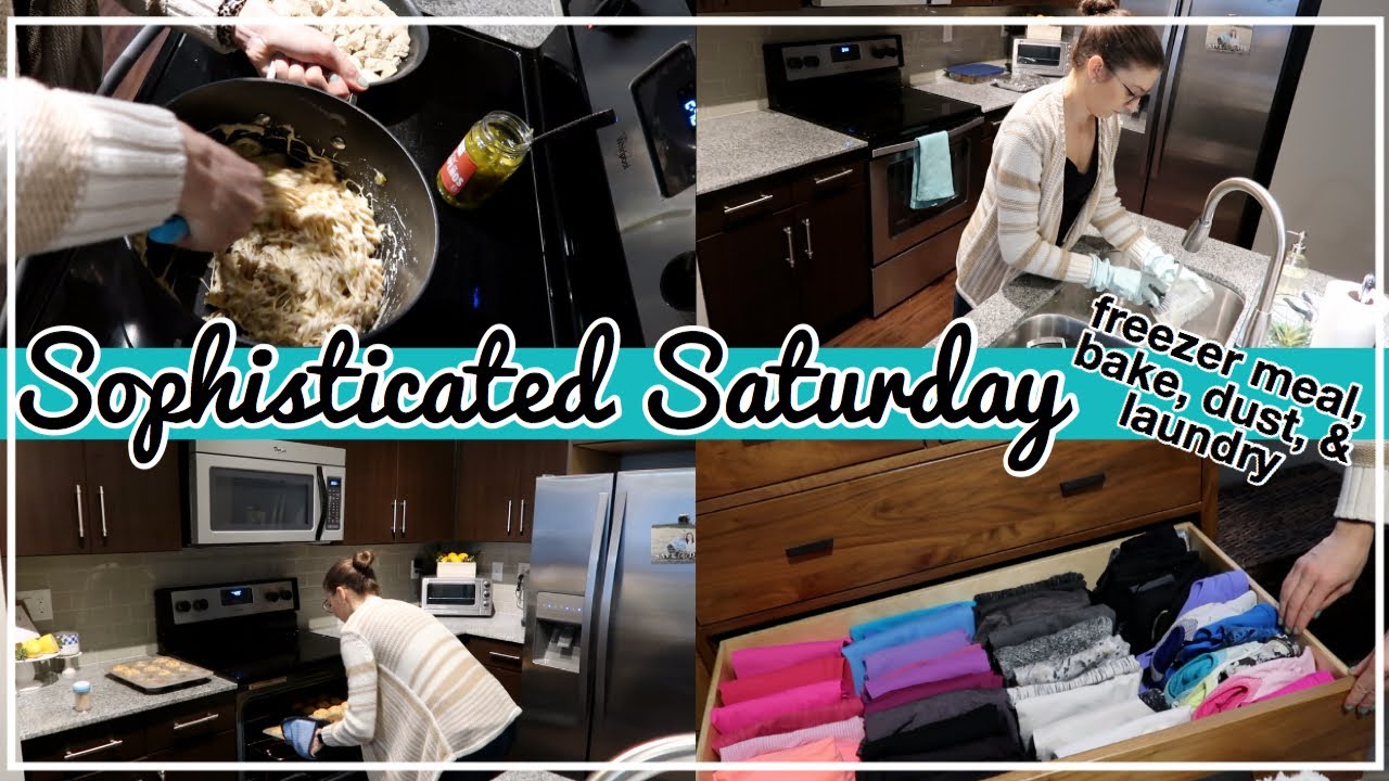 NEW! COOK AND CLEAN WITH ME 2020 // Easy Recipes + Extreme Laundry Motivation