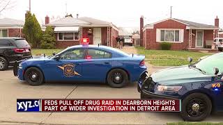 DEA executes several search warrants in metro Detroit, Michigan