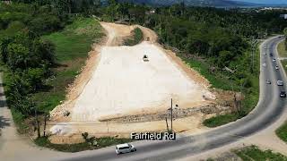 MONTEGO BAY BYPASS HIGHWAY JAMAICA, FAIRFIELD. PERIMETER PROJECT. FLYING IN MONTEGO BAY AIR SPACE.