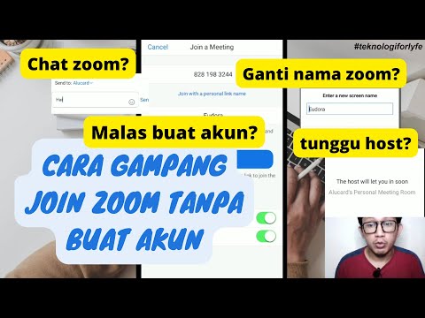 CARA MENGGUNAKAN ZOOM JOIN MEETING TANPA BUAT AKUN DAN LOGIN SEBAGAI PESERTA DI ANDROID TERBARU 2022