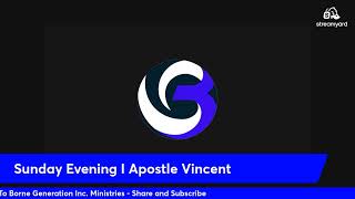 Holy Spirit Walking With Me Pt1 I Sunday Evening I Apostle Vincent
