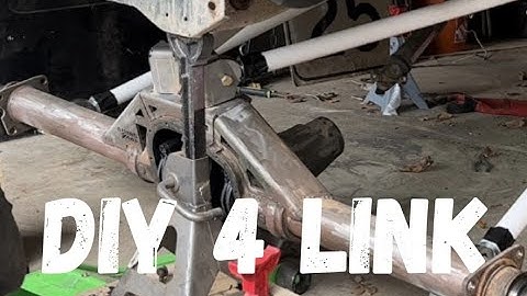 How to build a 4 link suspension, DIY Triangulated four link build , Jeep Wrangler YJ Part 1