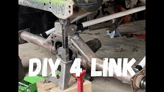 How to build a 4 link suspension, DIY Triangulated four link build , Jeep Wrangler YJ Part 1