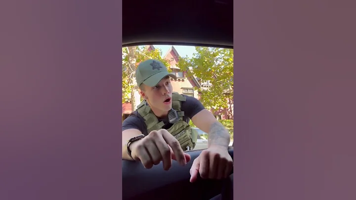 Only gay cops can pull me over; The Cop: #shorts