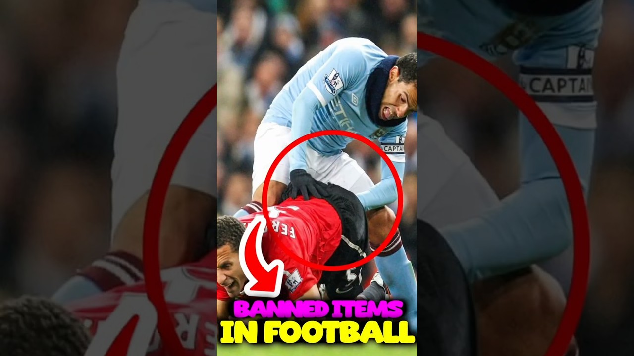 Items Banned in Football🤯🤔