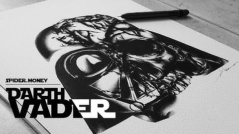 Time Lapse Drawing: Darth Vader