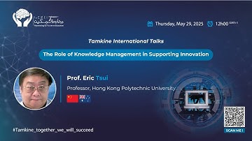 The Role of Knowledge Management in Supporting Innovation - By Professor Eric TSUI