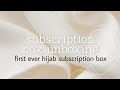 Unboxing the first ever HIJAB subscription box! | VeildbyMaryam | Eid box