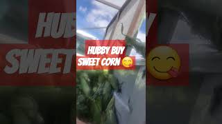 Hubby buy sweet corn #shortvideo #sweetcorn #yummyyummy #juicy #filamcouple #familyblog
