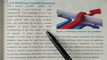 Defining Candid Solutions