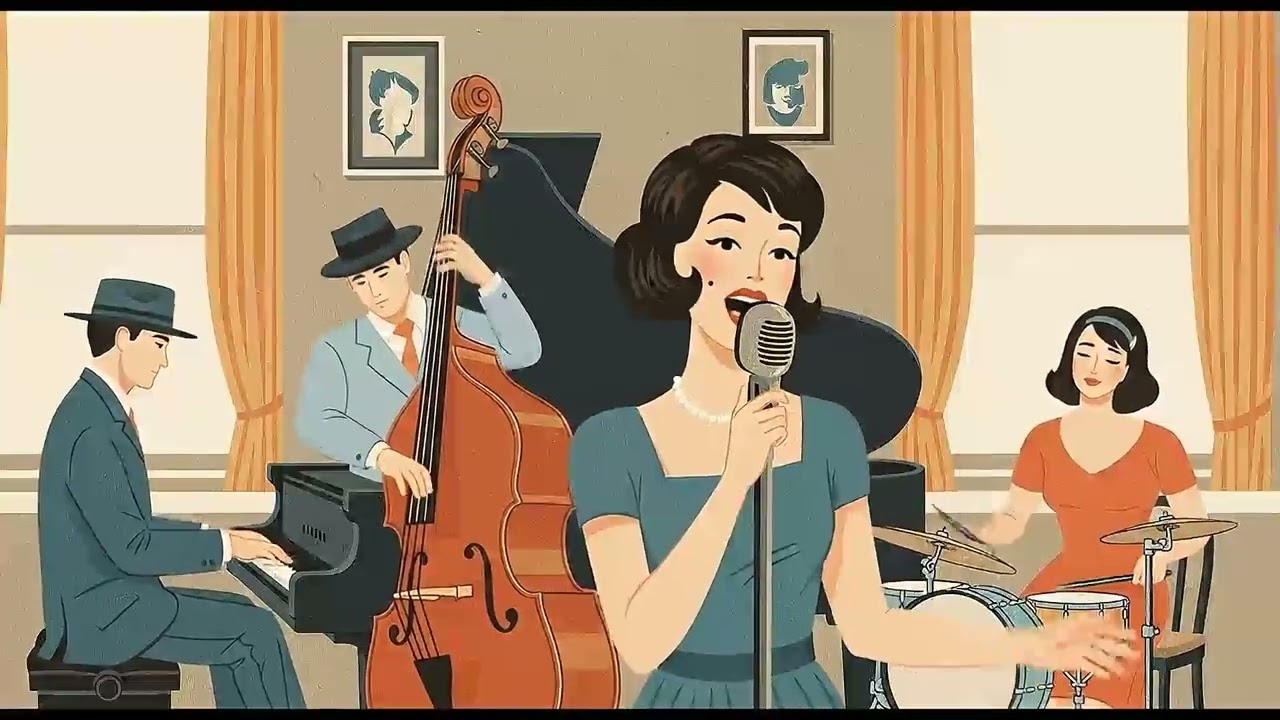 The World Waking Up | Vintage Morning in a Jazz Cafe 🎷 Warm Female Vocals & Piano Trio