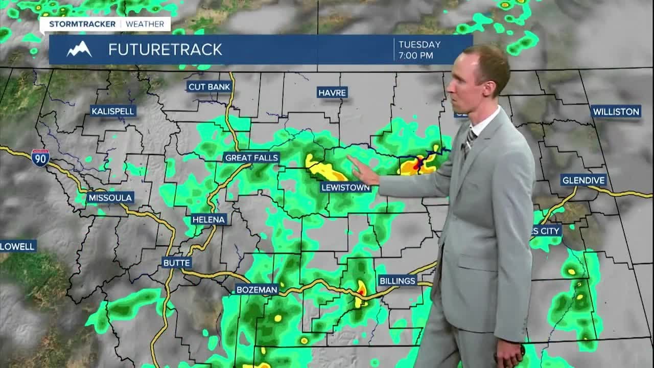 Daily chances of showers and thunderstorms this week - YouTube