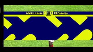 Atlético Mineiro 1 x 0 Flamengo Jogão Efootball24 Mobile derrota Flamengo 2° lugar