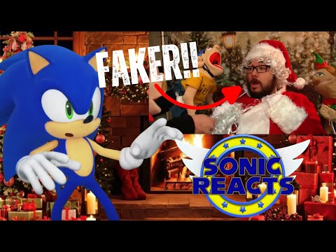 Sonic Reacts to SML Movie: Jeffy's Santa Freak Out!