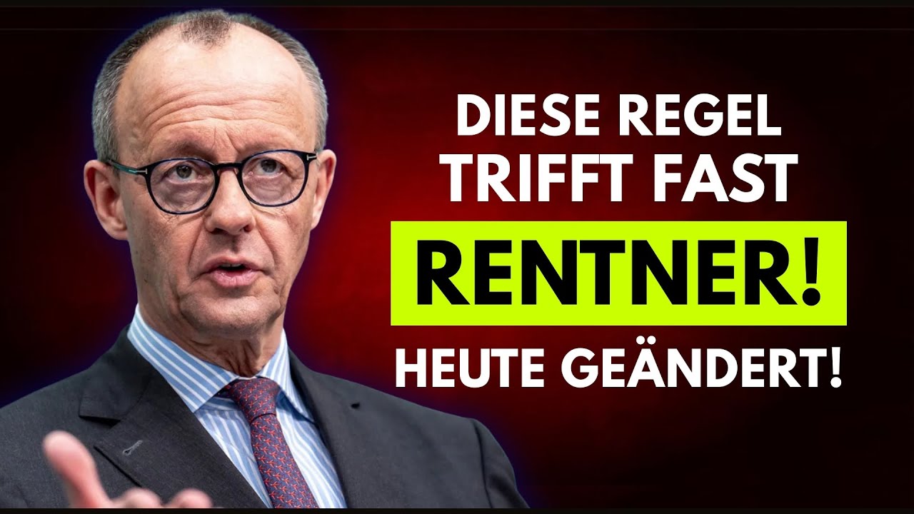 Heute geändert! Diese neue Regel trifft fast jeden Rentner