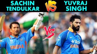 Sachin Tendulkar vs Yuvraj Singh Batting | Personal | Family | ICC and IPL Comparison | Best Batsman