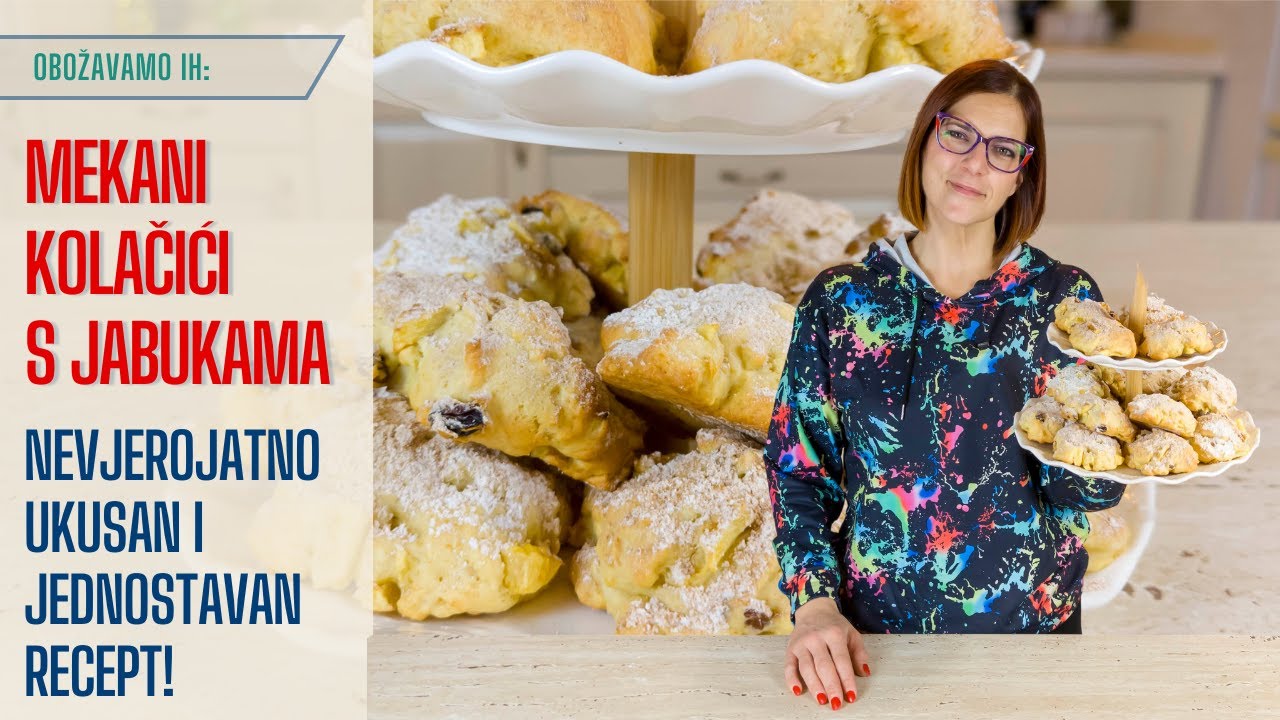 Meki kolačići od jabuka!  Nevjerojatno ukusan i jednostavan recept!