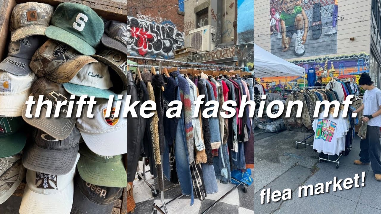 flea market thrift like a fashion mf.
