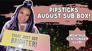 August Pipsticks Sub Box- My last box