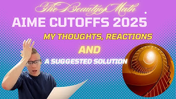 2025-2026 AIME Floor thoughts and a Solution
