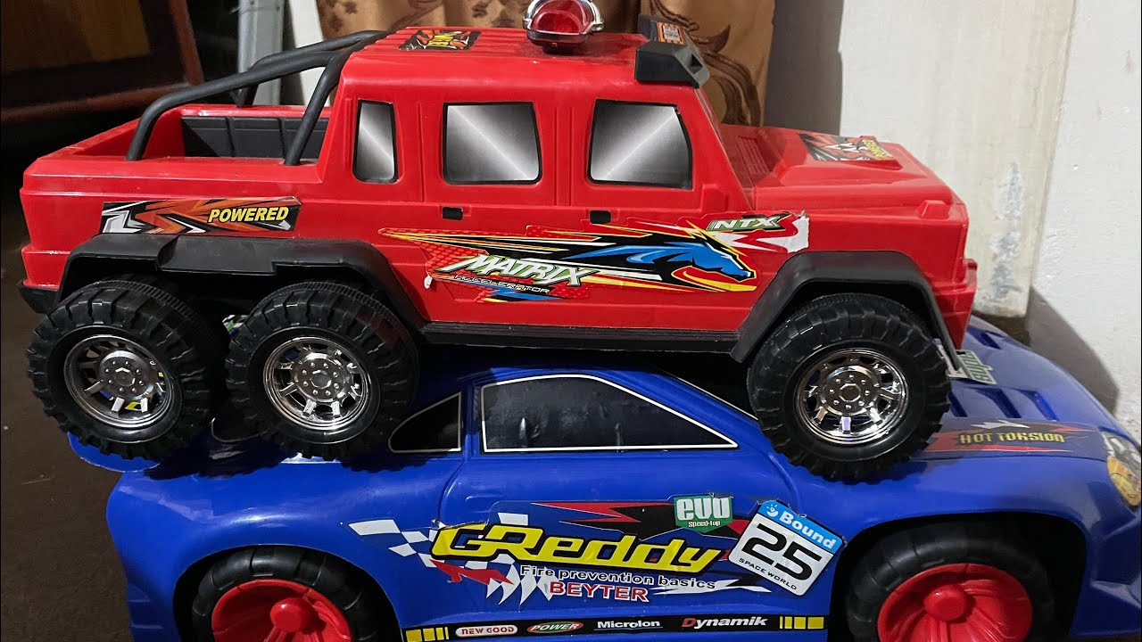 Baby and child playing with toy car || kids toys 