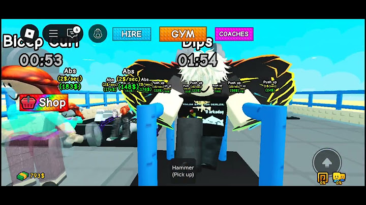 Έφτιαξα  το δικό μου γυμναστήριο στο roblox