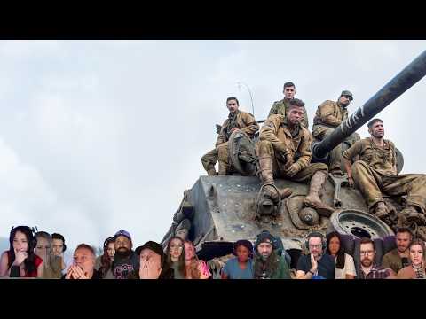 TOP “Fury vs Tiger Tank Battle” Reactions! (Brad Pitt) | FURY Tank Battle Reaction!