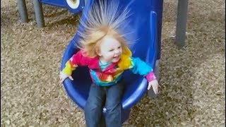 FUNNY Babies On The Slides FAILS Compilation