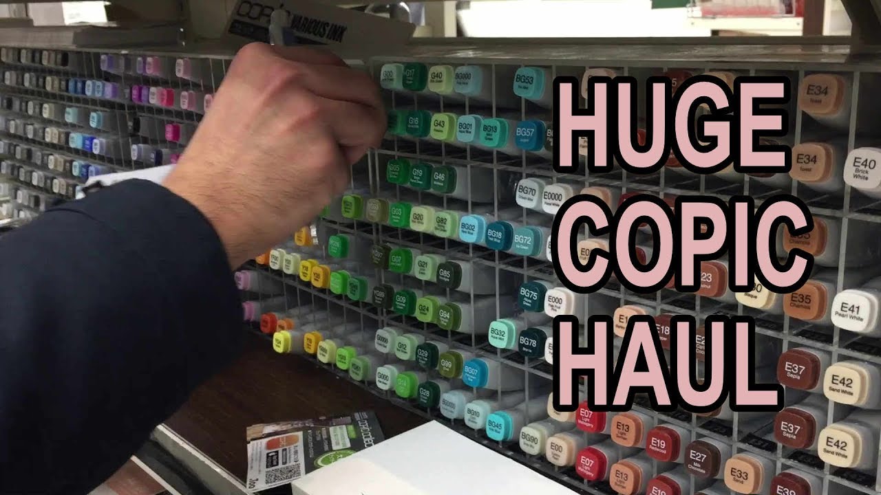 Huge Copic HAUL in Tokyo, Japan