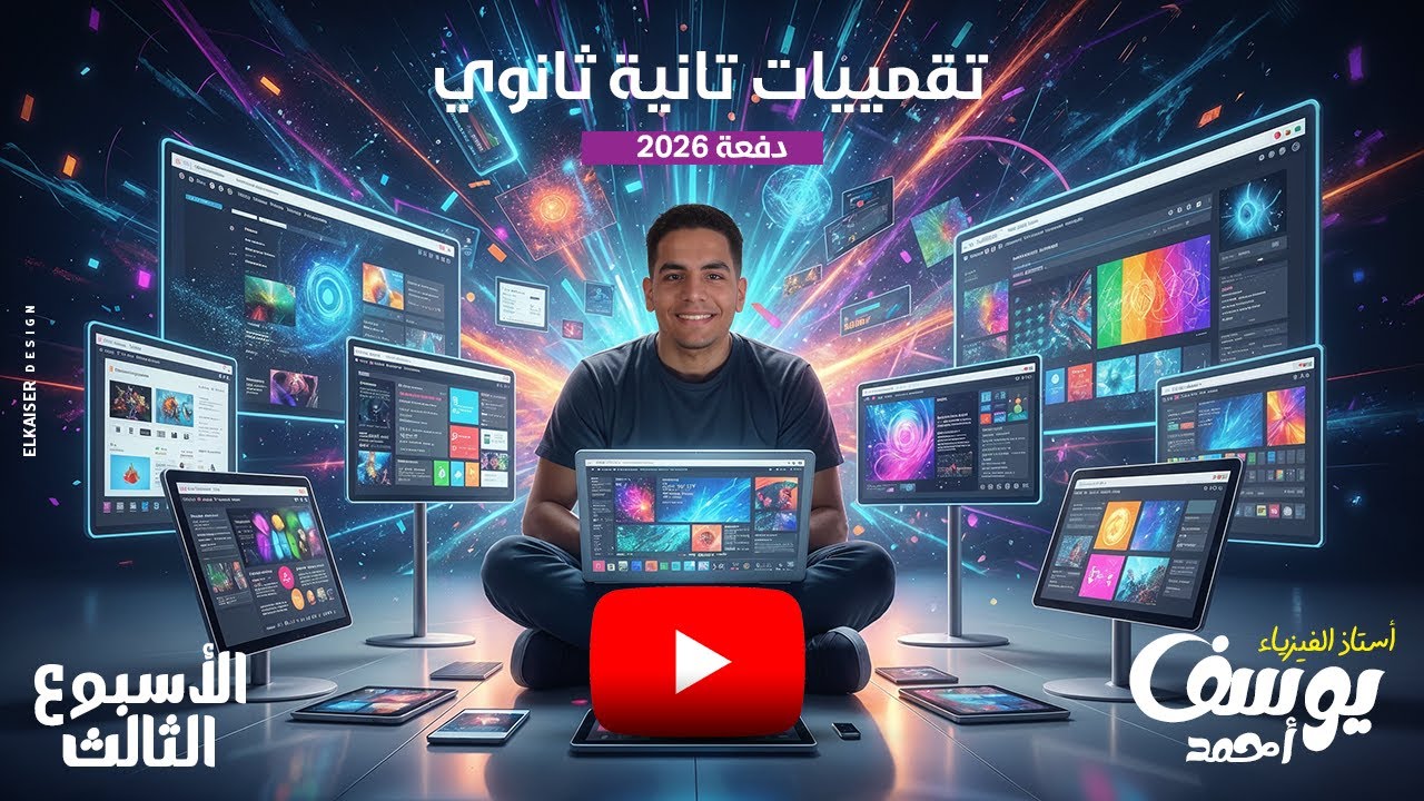 فيزياء تانية ثانوي - ترم اول 2026 - التقييم الاسبوعي الثالث + الواجب المنزلي