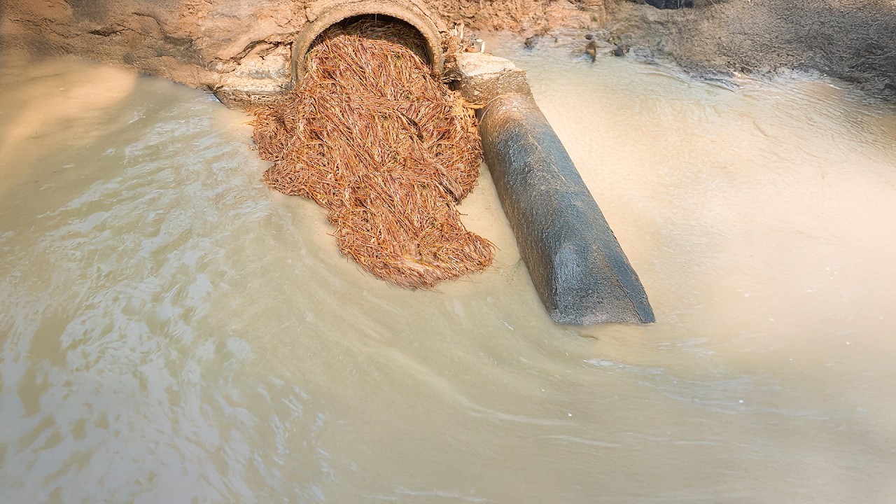 Culvert Drain Rescue – Removing Thick Sludge & Debris
