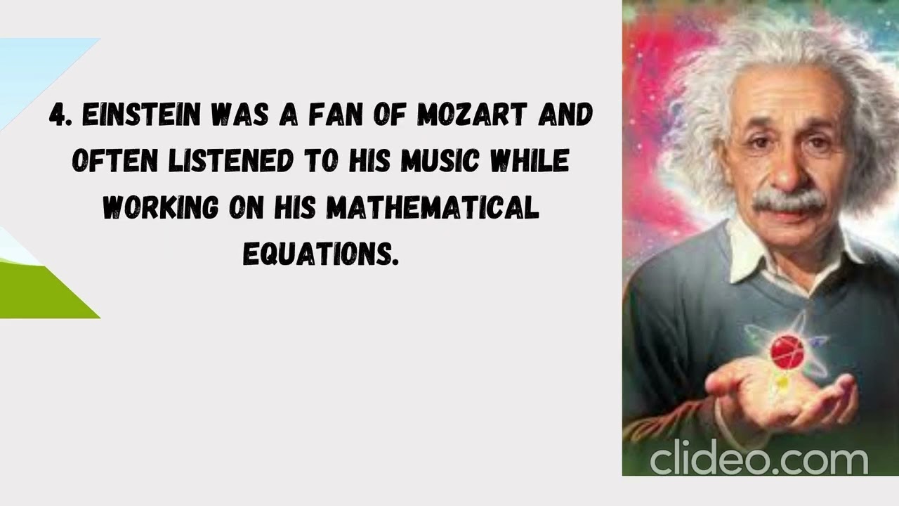 AWARE FACTS        Facts about Einstein