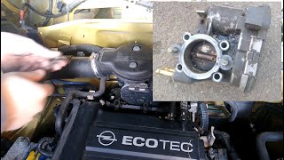 Opel Corsa C throttle valve removal