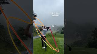 @kwon___pro power shot. Traced by shashot app @shashot.official #golfswing #골프스윙 #ゴルフスイング