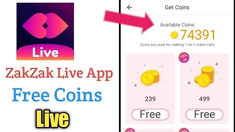 ZakZak Live App Free Coins - Zakzak Live App - ZakZak Live App Se Free Coins kaise Badaye - Zakzak