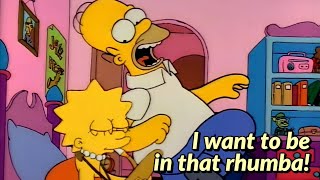 Homer Listens To Lisa Play The Sax | The Simpsons