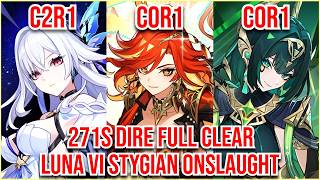271S Dire Clear Luna Vi Stygian Onslaught Difficulty 6 Ft Skirk Mavuika & Nefer Genshin Impact