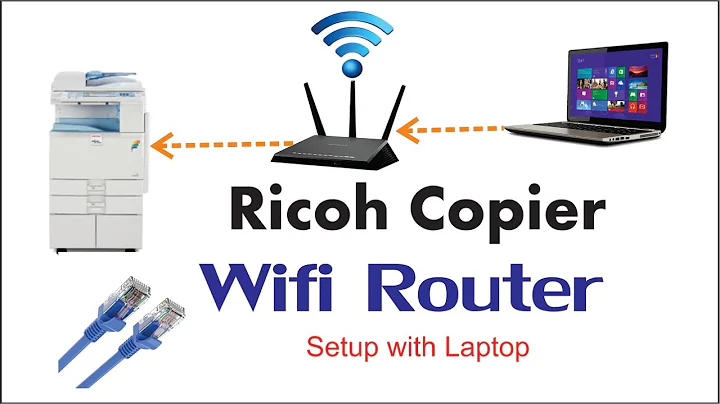 Ricoh Copier DHCP Wi-Fi Network Router Settings